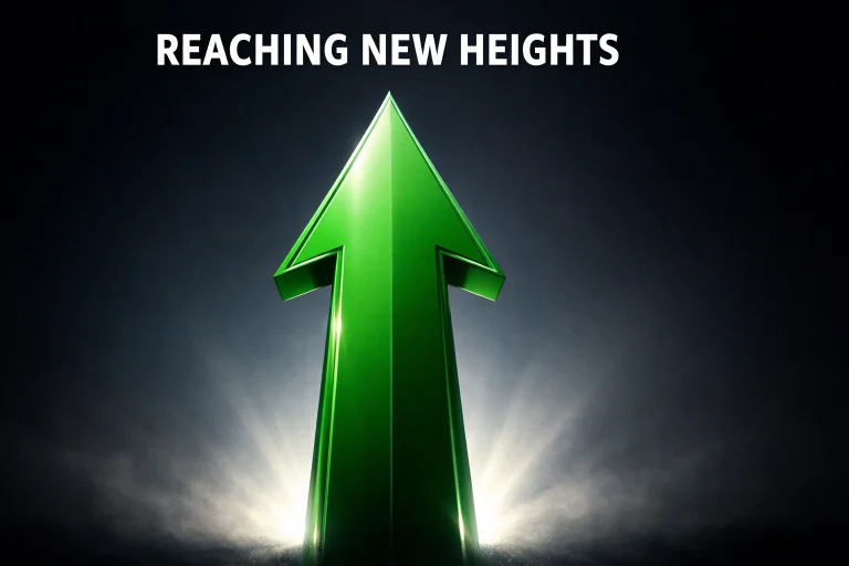 Aufsteigender Pfeil symbolisiert hohe Limits bei Sportwetten