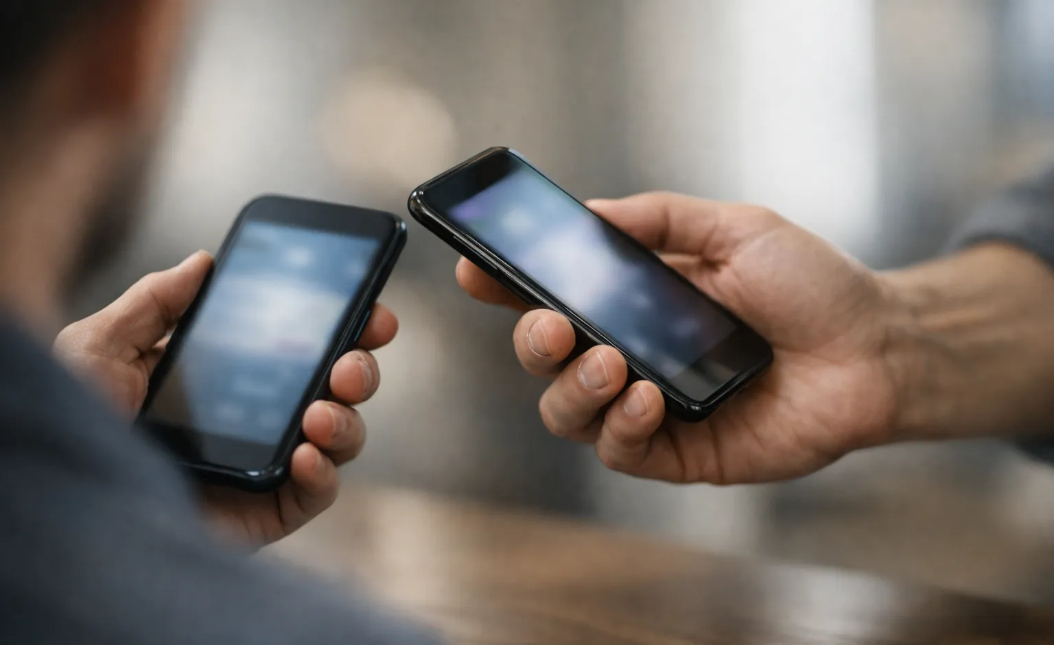 QR-Code-Scan für Bitcoin-Einzahlung auf dem Smartphone