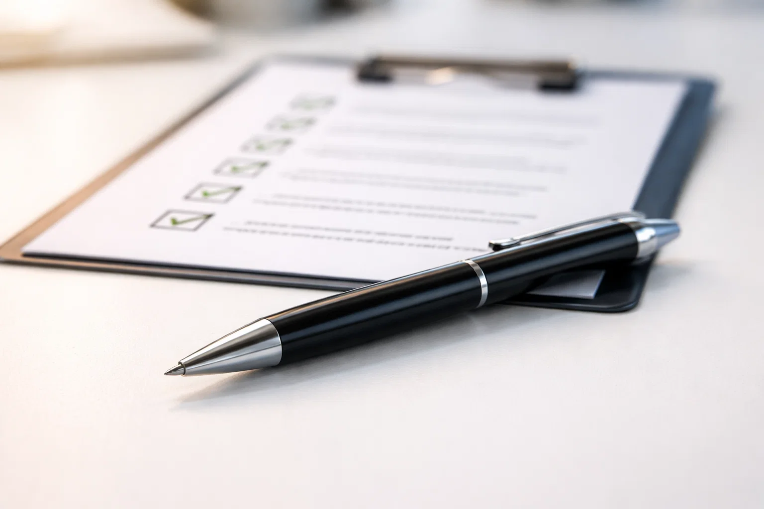 Checkliste für systematischen Anbietertest