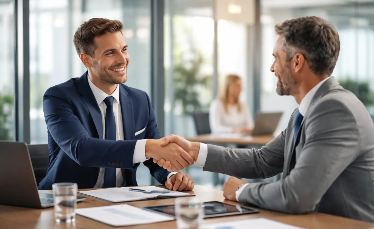 VIP-Manager bespricht individuelle Limits mit Kunde