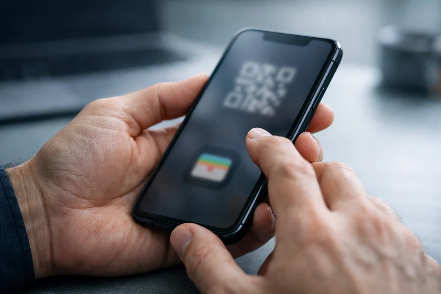 QR-Code für Wallet-Integration bei mobilen Krypto-Wetten